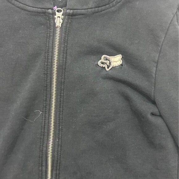 Fox Racing Sweatshirt Womens small Zip up hoddie fox riders co - Picture 2 of 10